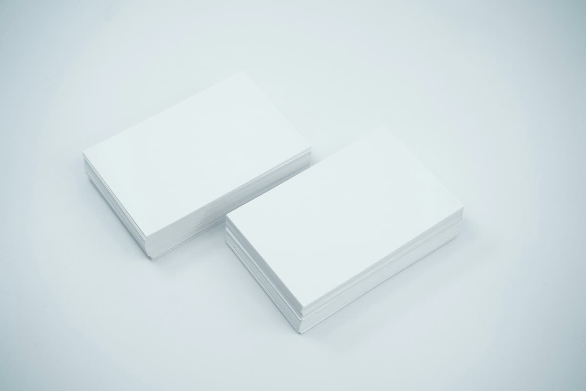 Business Cards — Consistent colour from the first card to the last, on stock you can actually feel.
